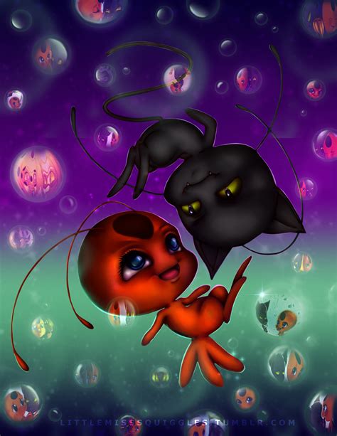 Tikki and Plagg - Miraculous Ladybug Fan Art (40278721) - Fanpop