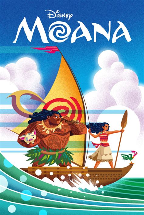 Moana by Kaz Oomori - Home of the Alternative Movie Poster -AMP-