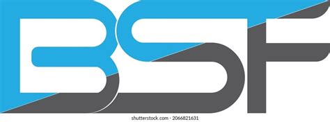 Bsf Vector Logo Design Template Stock Vector (Royalty Free) 2066821631 | Shutterstock