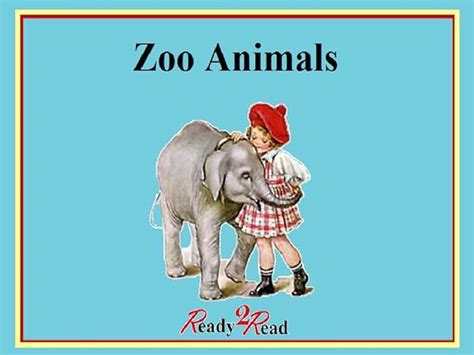 Amazon.com: Zoo Animals: Early Learning to Read Books (Ready2Read ...