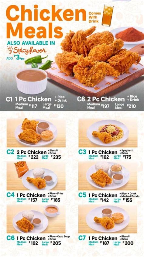 [Updated] Popeyes Menu & Price List Philippines 2023 - FH