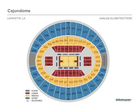 Cajundome Seating View | Cabinets Matttroy