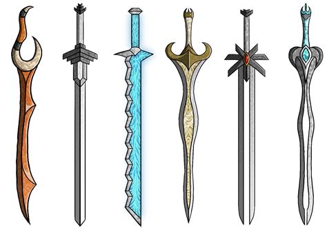 Fantasy Sword Concepts 12 by SilverVoidArt on DeviantArt