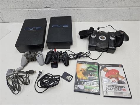 2 PS2 Power Cord, 2 Controllers, Memory Card | Live and Online Auctions on HiBid.com