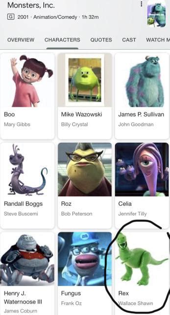 Ah yes, Rex my favorite character from monsters inc : r/memes