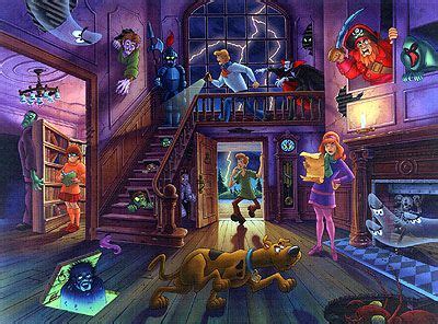 Scooby Doo - Haunted House by Vince Mussacchia | Scooby doo images, Scooby doo mystery inc ...