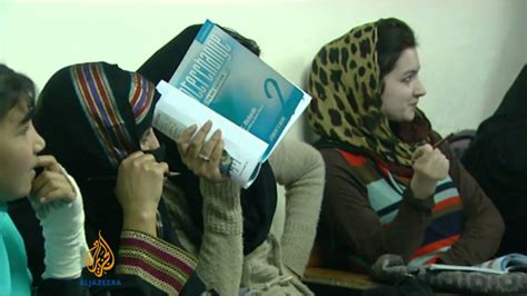 Women's education in Afghanistan threatened - YouTube