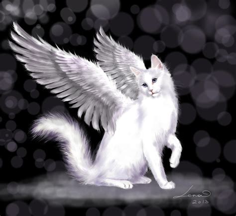 Angel Cat by legadema666 on DeviantArt