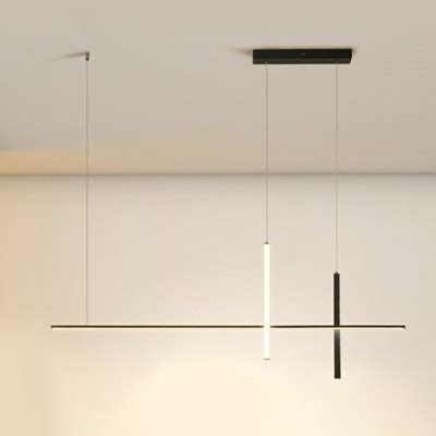 Reviews for Ultra-Modern Island Lighting Linear Pendant Light Fixtures ...