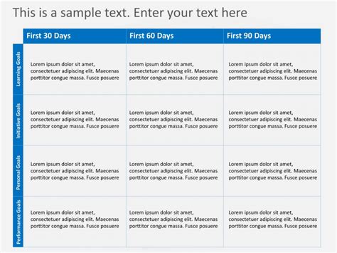 Free 30 60 90 Day Plan Template For New Managers