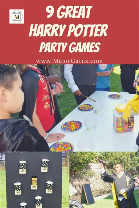 harry potter party games for kids and adults