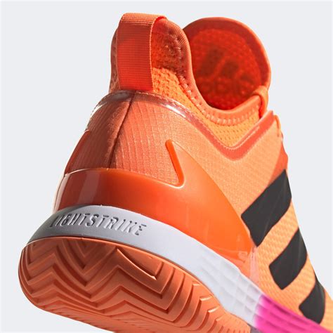 Adidas Mens Adizero Ubersonic 4 Tennis Shoes - Screaming Orange - Tennisnuts.com