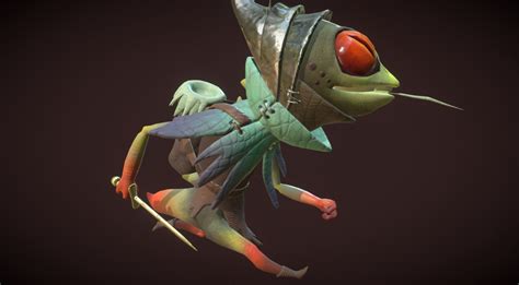 Lizard Run Cycle Pass_02 - 3D model by eye-work [e562b83] - Sketchfab