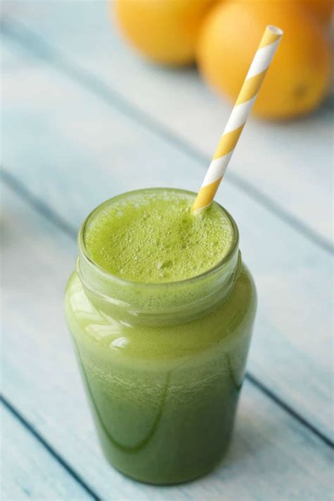 Blended Green Juice Recipe - Loving It Vegan