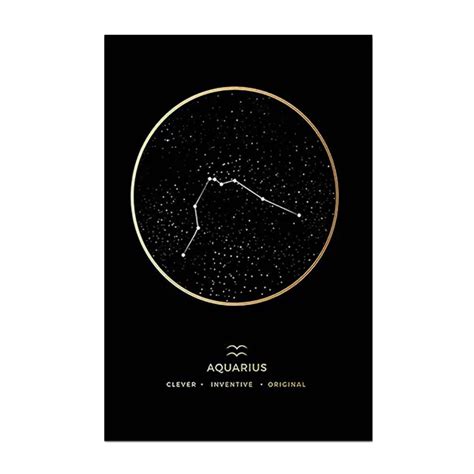 Aquarius Constellation Art | Astra Zodia