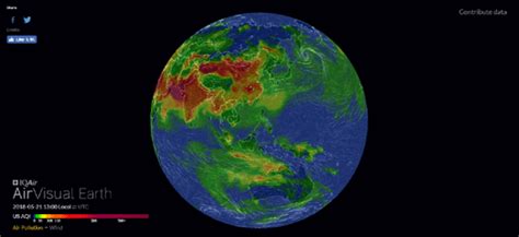 Maps Mania: The Real-Time Global Air Pollution Map