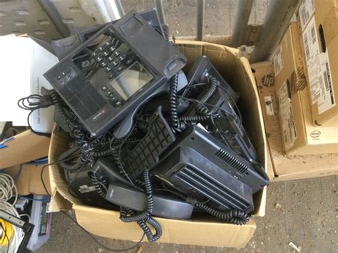 Box of Approx 30 Polycom CX600 Office Phones Not Tested, Sold As Is