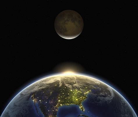 The moon is shrinking, and the Earth is shaping it - CNET