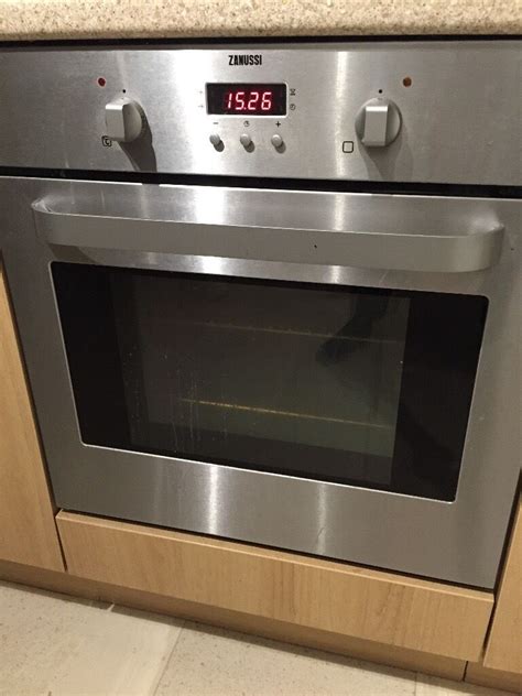 Zanussi ZOB330x Built-in Stainless Steel Electric Single Fan Oven Grill ...