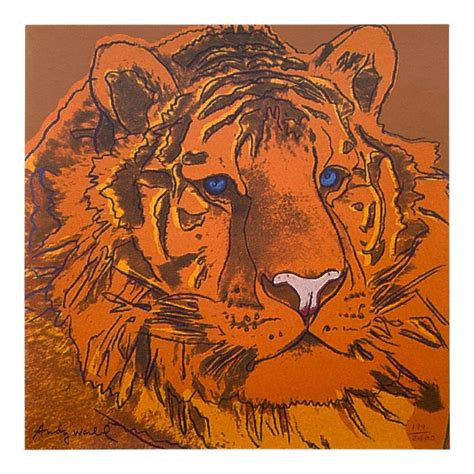 Andy Warhol Vintage 1986 Lmtd Edtn Endangered Species Large Fine Art ...