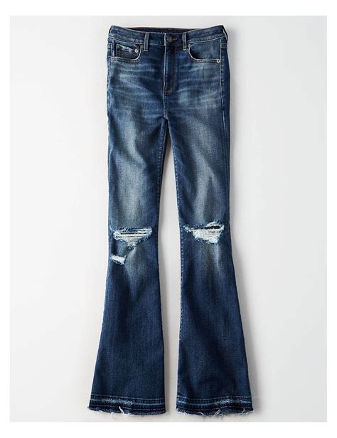 Highest Waist Flare Jean, Easy Does It | American Eagle Outfitters | Womens flare jeans, Super ...