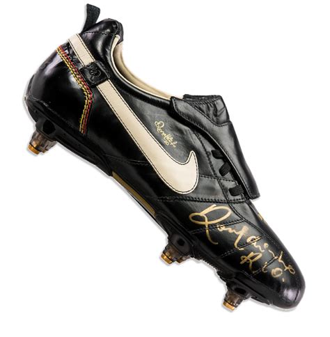 Ronaldinho Signed Black Nike Ronaldinho Boot