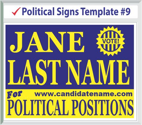 POLITICAL SIGNS