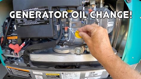 Fast Onan Generator Oil Change in 5 Minutes! - YouTube