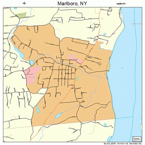 Marlboro New York Street Map 3645700