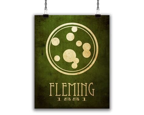 Alexander Fleming Petri Dish Art Print, Microbiology Decor – Megan Lee ...