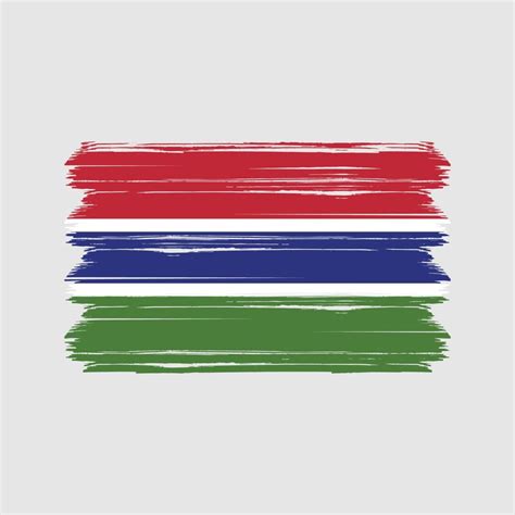 Gambia Flag Vector. National Flag 11245860 Vector Art at Vecteezy