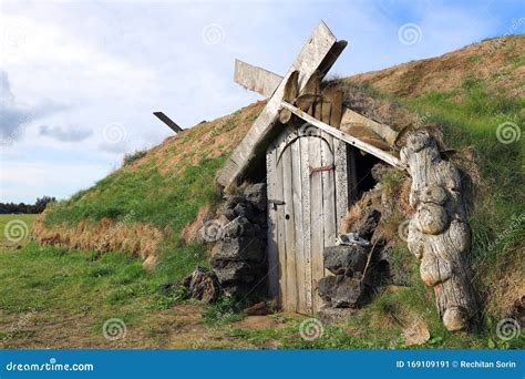 Ancient Traditional Turf House in Iceland Stock Image - Image of neolithic, arctic: 169109191