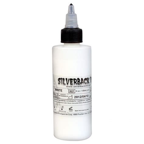 Silverback Ink White tattoo ink 4oz/120ml – tattgear.com