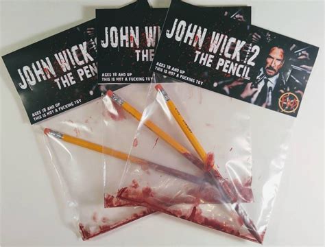 The Pencil From John Wick: Chapter 2 | Keanu reeves, John wick, Keanu reeves john wick