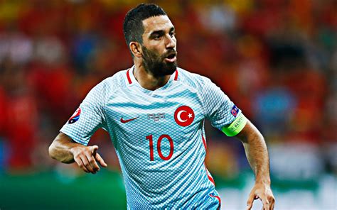 Download wallpapers Arda Turan, Turkish footballer, portrait, Turkey national football team ...