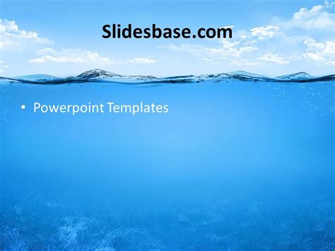 Underwater Ocean Powerpoint Template | Slidesbase