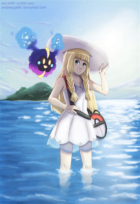 Lillie and Nebby - Pokemon Sun and Moon by Arabesque91 on DeviantArt