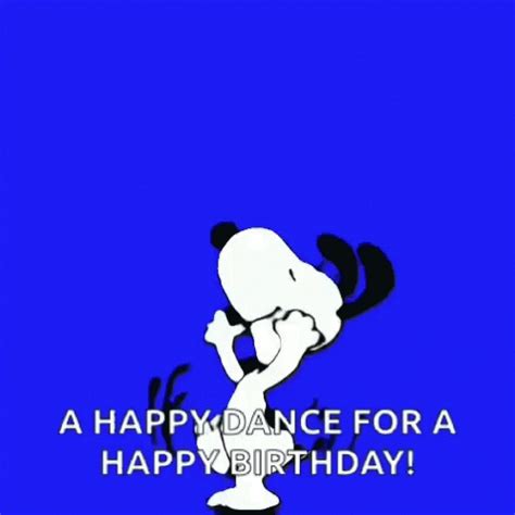 Snoopy Happy Birthday Dance GIFs | Tenor