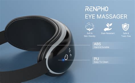 RENPHO Eye Massager with Heat & Bluetooth Music, Rechargeable Eye Care ...