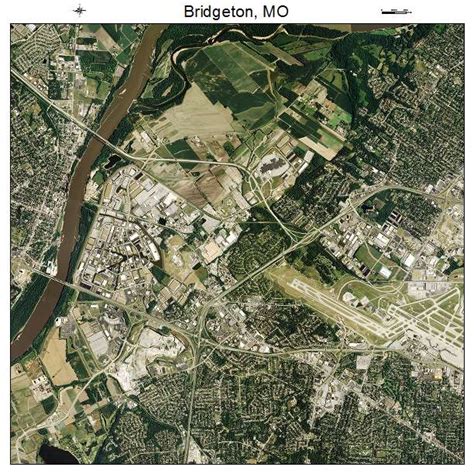 Aerial Photography Map of Bridgeton, MO Missouri