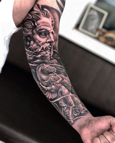 #greektattoo #antique | Greek tattoos, Realistic tattoo sleeve, Arm sleeve tattoos