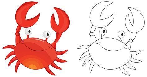 Crab Outline Clip Art