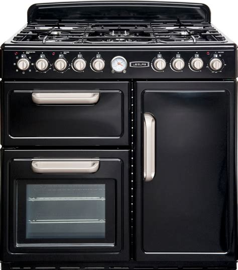 Leisure Traditional CMTG95K 90cm Gas Range Cooker (CMTG95K) - Black - Buy Online Today - 365 ...