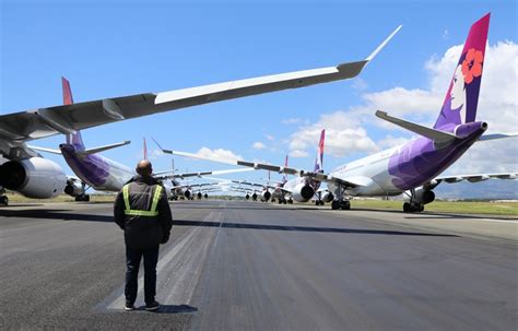 Strewn Fleets of Hawaii Airliners and Rental Cars Abound - Beat of Hawaii