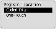 Canon Knowledge Base - Registering and Editing Coded Dialing Codes (MF4890dw/MF4880dw/MF4770n Only)