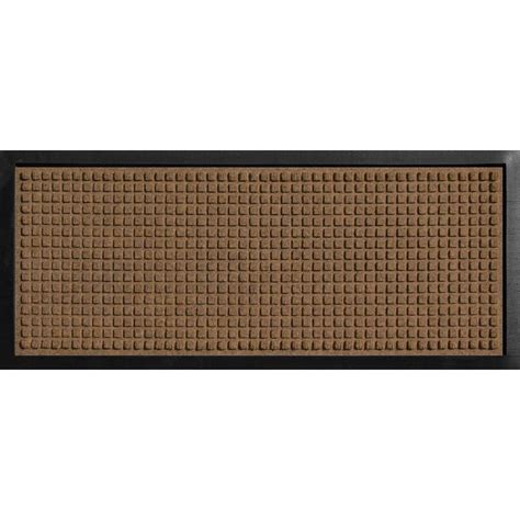 Bungalow Flooring Aqua Shield Boot Tray Squares Dark Brown 15 in. x 36 in. Door Mat-20447521536 ...