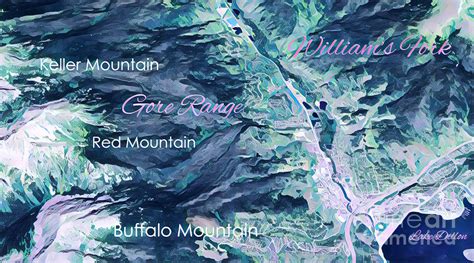 Silverthorne Colorado Map Digital Art by Meredith Amon - Pixels