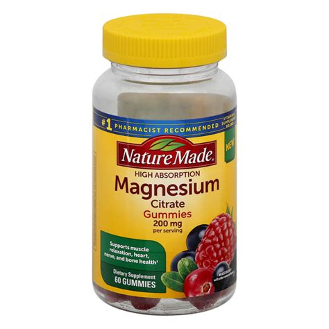 Save on Nature Made Magnesium Citrate 200 mg Supplement Gummies Mixed ...