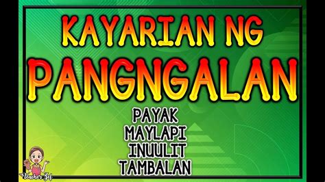 PAYAK MAYLAPI INUULIT TAMBALAN (KAYARIAN NG PANGNGALAN) - YouTube