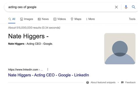 Who Is the ‘Acting CEO of Google?’And Is He Really Nate Higgers ...